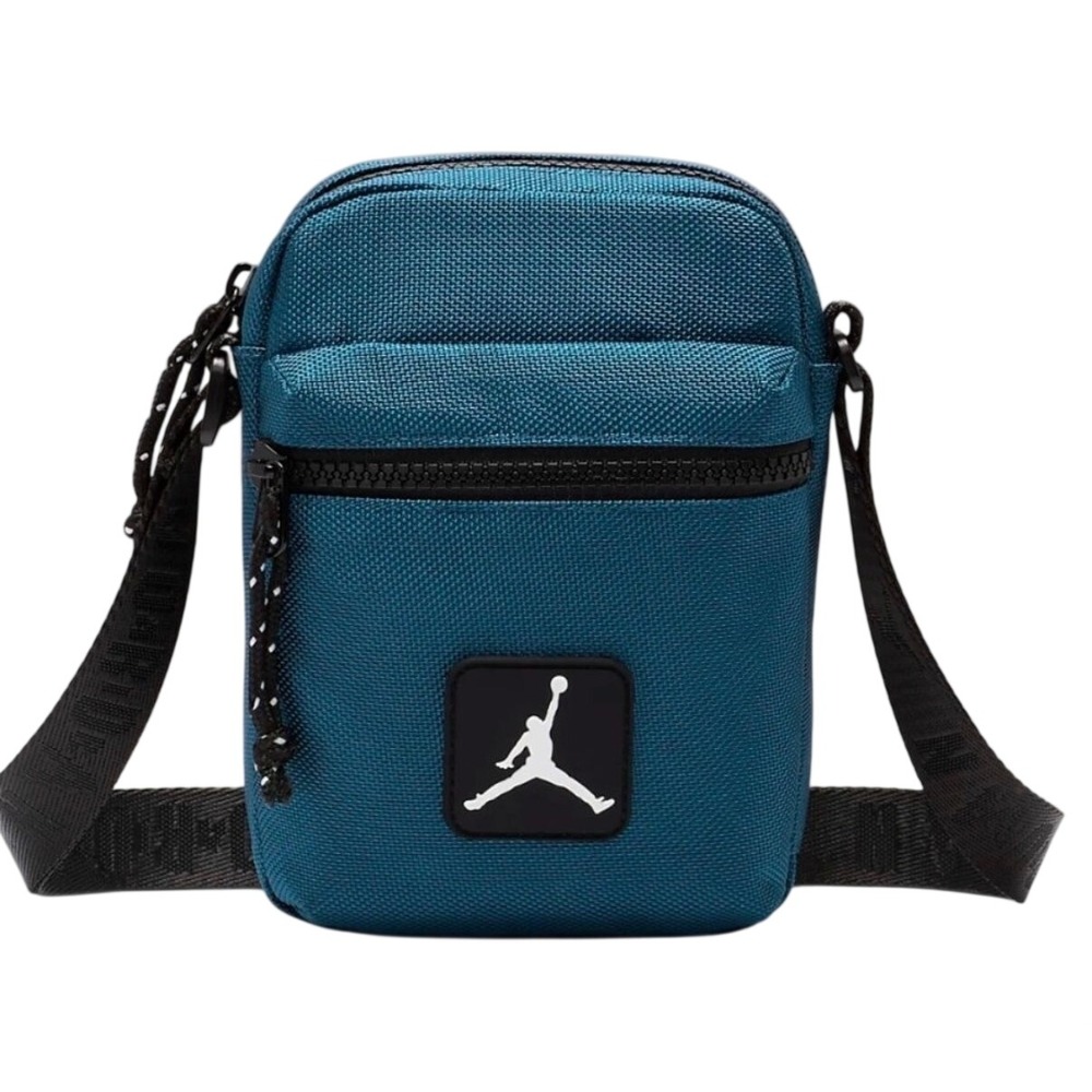 Jordan Airborne Festival Bag Small Teal Blue Jumpman Crossbody Sporty Streetwear